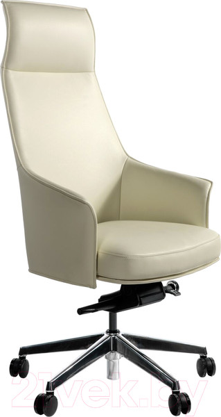 Изображение товара Кресло офисное Norden Бордо / A1918 (кожа слоновая кость)