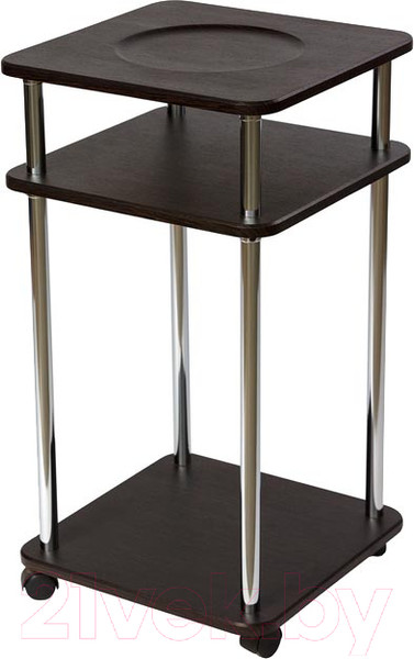 Изображение товара Подставка для бутыли Калифорния мебель Квадратная (венге)