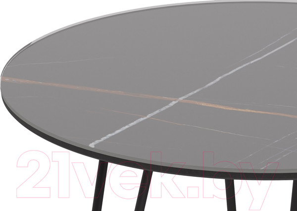 Изображение товара Журнальный столик Калифорния мебель РИД Glass 430 (сахара нуар/черный матовый)