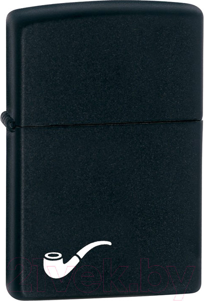 Изображение товара Зажигалка Zippo Pipe Black Matte Для трубок / 218PL (черный матовый)