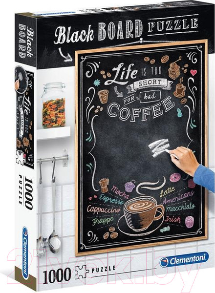 Изображение товара Пазл Clementoni Заметки: кофе / 39466 (1000эл)