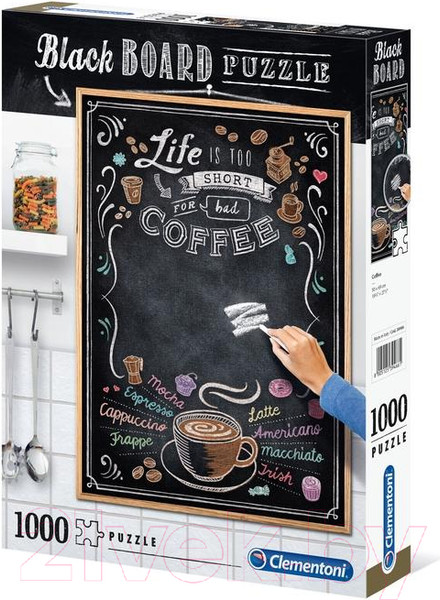 Изображение товара Пазл Clementoni Заметки: кофе / 39466 (1000эл)