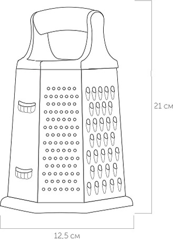 Изображение товара Терка кухонная Nadoba Katla 725111