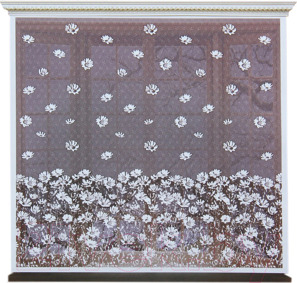 Изображение товара Штора Лента 1037974 (165x170, белый)