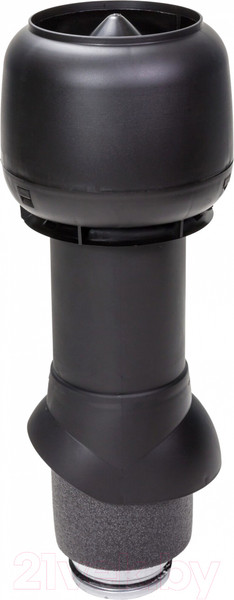 Изображение товара Выход вентиляционный на крышу Vilpe Flow 125/ИЗ/500 RR33 / 350042 (черный)