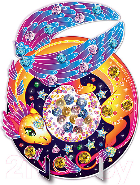 Изображение товара Набор для творчества Клеvер Для изготовления игрушки-шейкера. Чудо-дракон / АМ 38-106