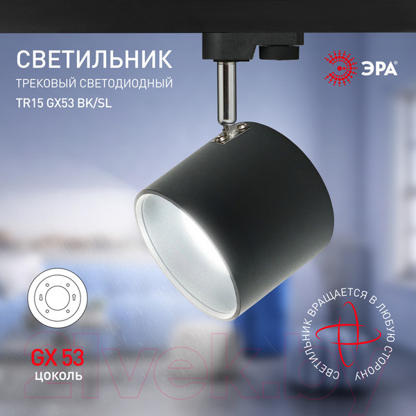 Изображение товара Трековый светильник ЭРА Б0048546