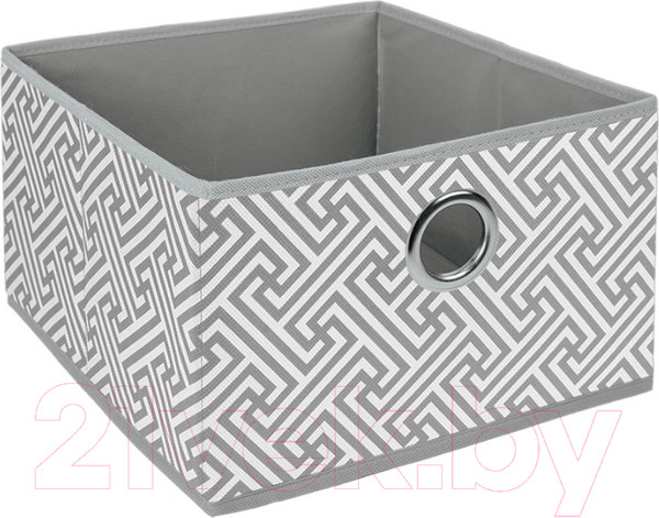 Изображение товара Коробка для хранения Handy Home Орнамент 280x280x180 / UC-204 (серый)