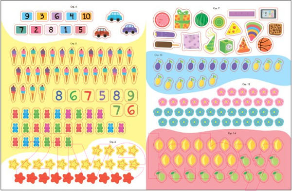 Изображение товара Развивающая книга Мозаика-Синтез Школа семи гномов. Счет, форма, величина 6+