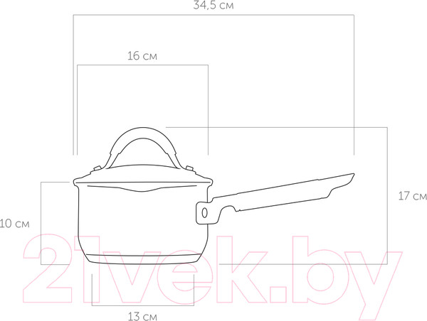 Изображение товара Ковш Nadoba Nita 726914