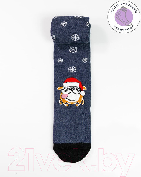 Изображение товара Колготки детские Mark Formelle 703K-728 (р.128-134, джинсовый меланж)