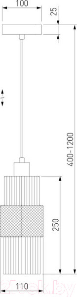 Изображение товара Потолочный светильник Евросвет 50209/1 (бронза)