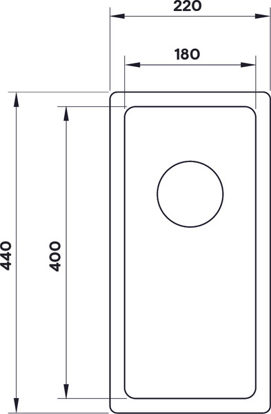 Изображение товара Мойка кухонная Longran Techno TEB180.400 -G-10P
