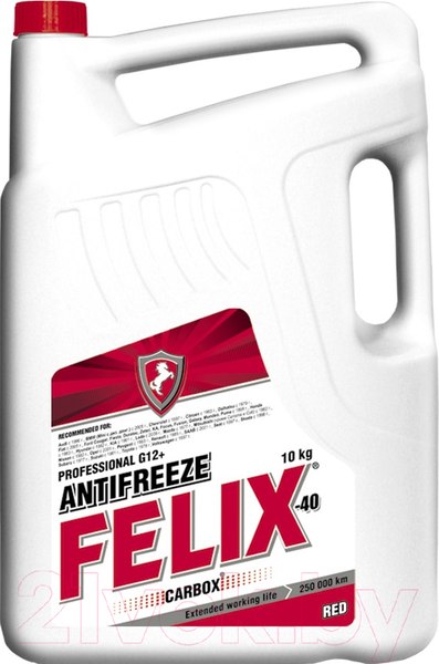 Изображение товара Антифриз FELIX Carbox G12+ до -40°С / 430206020 (10кг, красный)