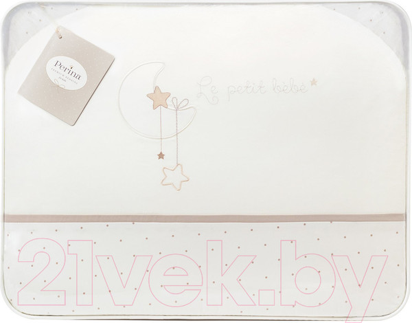 Изображение товара Комплект постельный для малышей Perina Le Petit Bebe / ПБ6-01.5 (6 предметов, молочный/кофейный)