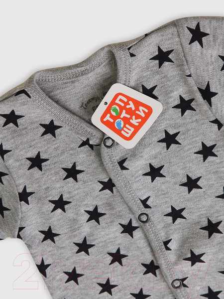 Изображение товара Боди для малышей Топотушки С длинным рукавом на кнопках / 6429-68 (звездопад)