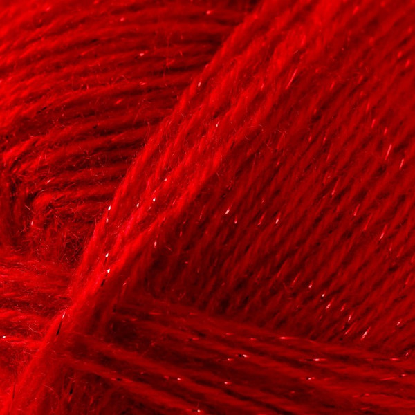 Изображение товара Пряжа для вязания Alize Ангора Голд Симли 20% шерсть, 5% металлик, 75% акрил / 106 (500м, красный)