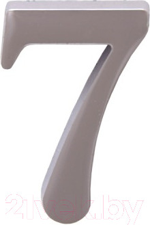 Изображение товара Цифра дверная Аллюр 7 на клеевой основе / 5079 (хром)