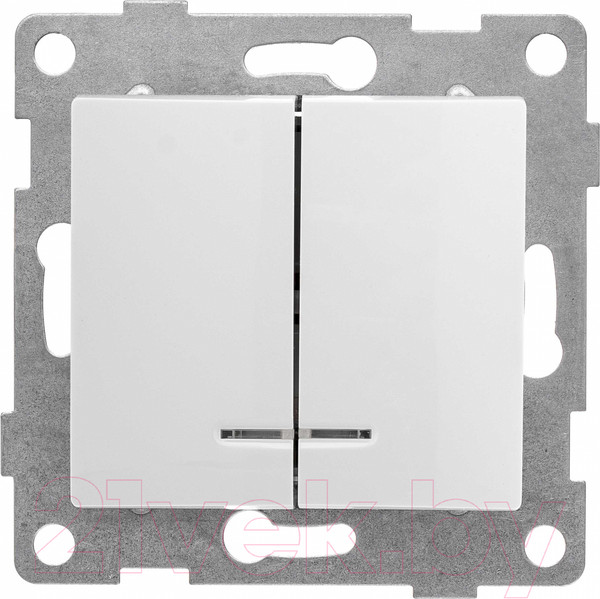 Изображение товара Выключатель Gusi Electric Bravo С10В28-001 (белый)