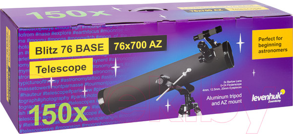 Изображение товара Телескоп Levenhuk Blitz 76 Base / 77102