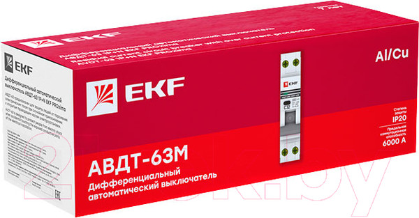 Изображение товара Дифференциальный автомат EKF PROxima АВДТ-63М 32А/30мА / DA63M-32-30