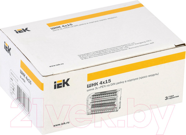 Изображение товара Шина нулевая в корпусе IEK YND10-4-15-125