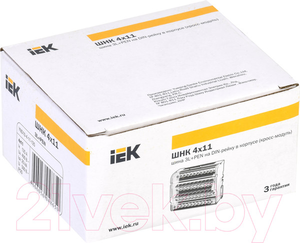 Изображение товара Шина нулевая в корпусе IEK YND10-4-11-125