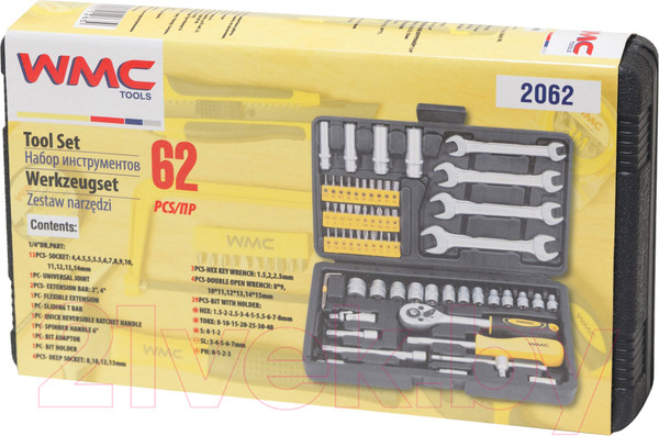 Изображение товара Универсальный набор инструментов WMC Tools 2062