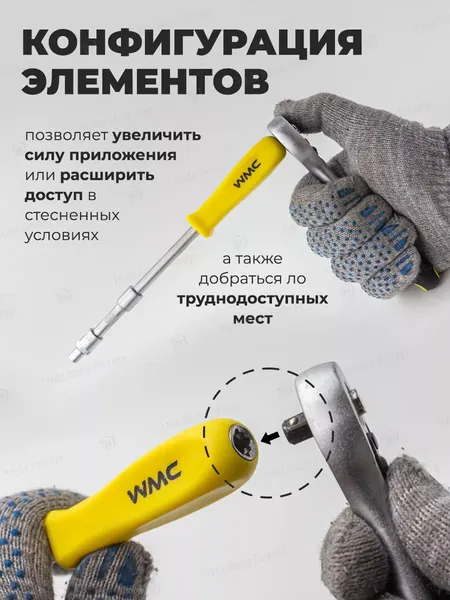 Изображение товара Универсальный набор инструментов WMC Tools 2062