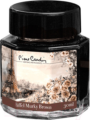 Изображение товара Чернила для перьевой ручки Pierre Cardin City Fantasy / PC332-S10 (30мл, коричневый Эйфель)