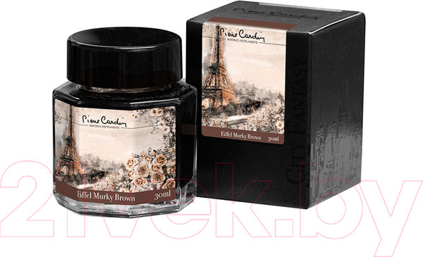 Изображение товара Чернила для перьевой ручки Pierre Cardin City Fantasy / PC332-S10 (30мл, коричневый Эйфель)