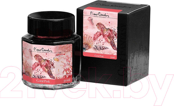 Изображение товара Чернила для перьевой ручки Pierre Cardin City Fantasy / PC332-S13 (30мл, розовый коралл)