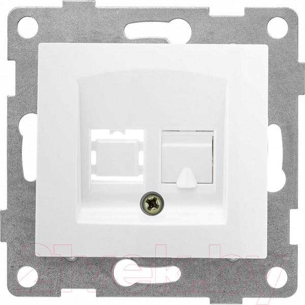 Изображение товара Розетка Gusi Electric Bravo С10Т1-001 (белый)