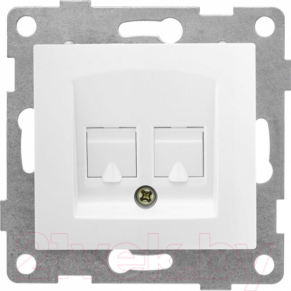 Изображение товара Розетка Gusi Electric Bravo С10Т2-001 (белый)