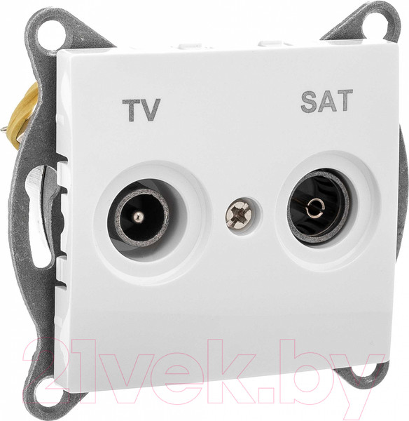Изображение товара Розетка Gusi Electric Bravo С10TS1-001 (белый)