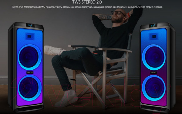 Изображение товара Минисистема Ginzzu GM-205