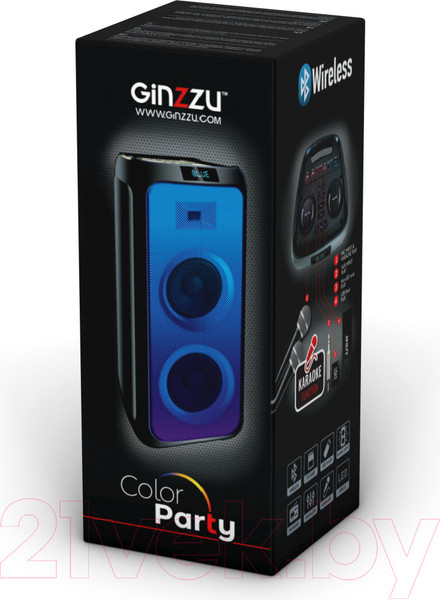 Изображение товара Портативная колонка Ginzzu GM-215