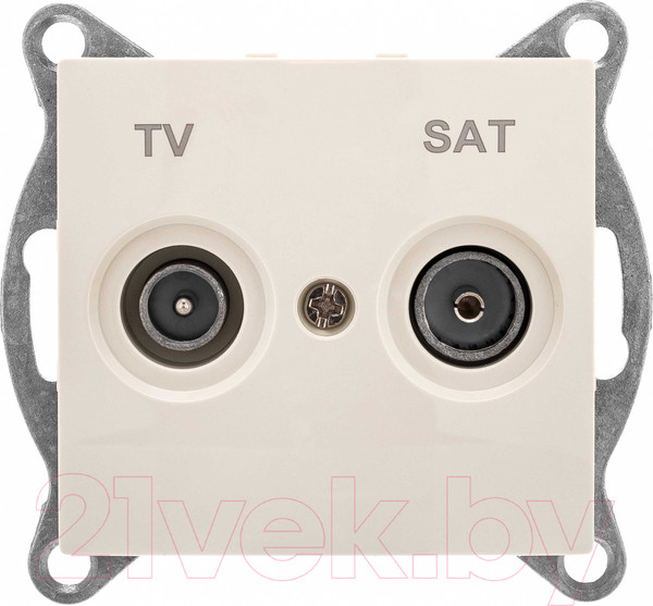 Изображение товара Розетка Gusi Electric Bravo С10TS1-003 (бежевый)