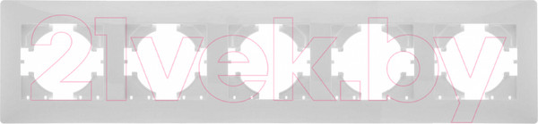 Изображение товара Рамка для выключателей и розеток Gusi Electric Bravo С1050-001  (белый)