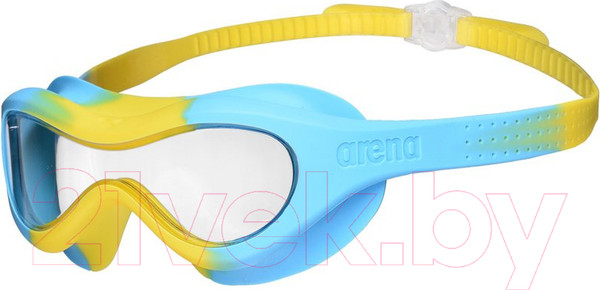 Изображение товара Очки для плавания ARENA Spider Kids Mask / 004287 102 (желтый/голубой)