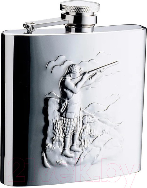 Изображение товара Фляга S.Quire Охотники / 1308YB-E75R (серебристый)