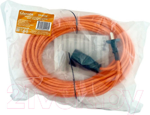 Изображение товара Удлинитель Glanzen ES-20-002