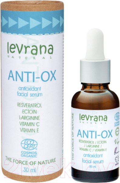 Изображение товара Сыворотка для лица Levrana Anti-ox Cosmos Organic (30мл)