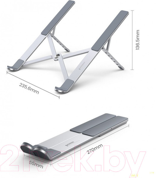 Изображение товара Подставка для ноутбука Ugreen LP451 / 40289 (серебристый)