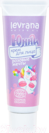 Изображение товара Крем детский Levrana Юнни розовые мечты для лица (30мл)