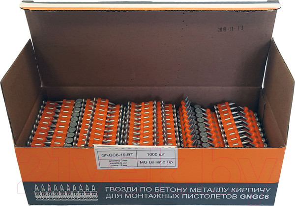 Изображение товара Гвозди для пистолета GNG GNGC6-22-BT (1000шт)