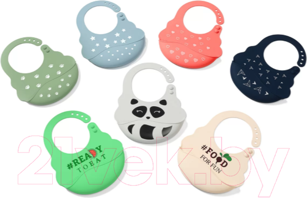 Изображение товара Нагрудник детский BabyOno Арбуз / 829/02 (салатовый)