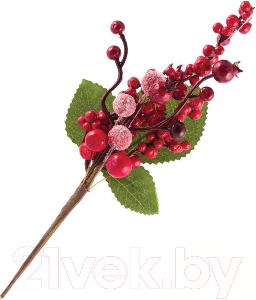 Изображение товара Ветка новогодняя Волшебная страна С ягодами SYFD-3919154 / 005773