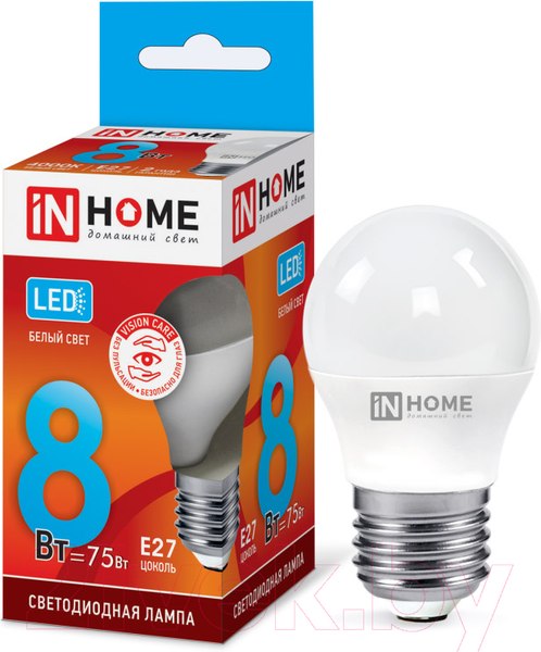 Изображение товара Лампа INhome LED-Шар-VC / 4690612020570