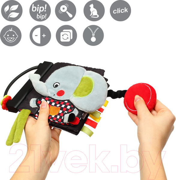 Изображение товара Развивающая игрушка BabyOno Мягкая книжечка / 779